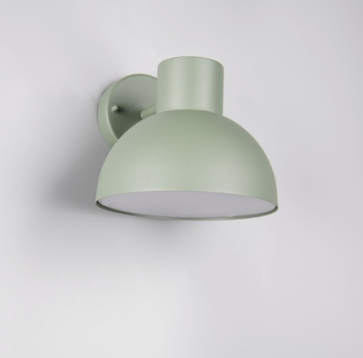 Immagine di Applique Moderna Rotonda Verde Per Esterno IP44 Elbe Trio Lighting