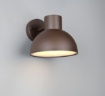 Immagine di Applique Lanterna Moderna Corten Ruggine Elbe Trio Lighting 1xE27