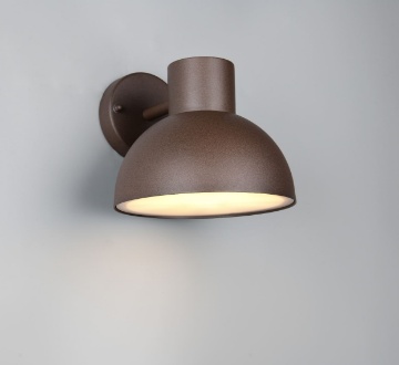 Immagine di Applique Lanterna Moderna Corten Ruggine Elbe Trio Lighting 1xE27