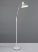Immagine di Piantana Moderna Grigia Con Luce Orientabile 145cm Grigio Ottone Traveller Trio Lighting