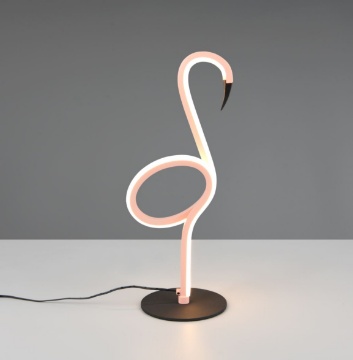 Immagine di Lampada Led Da Tavolo Fenicottero Rosa 3000k Luce Calda Ingo Trio Lighting