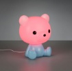 Immagine di Lampada Per Cameretta Bambino Orsetto Azzurro Led 3w RGB Cutie Trio Lighting