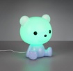 Immagine di Lampada Per Cameretta Bambino Orsetto Azzurro Led 3w RGB Cutie Trio Lighting