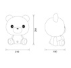 Immagine di Lampada Orsetto Per Bambini Rosa Led  RGB Cutie Trio Lighting