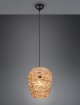 Immagine di Lampada A Sospensione Paralume Bambù Intrecciato Jean Trio Lighting