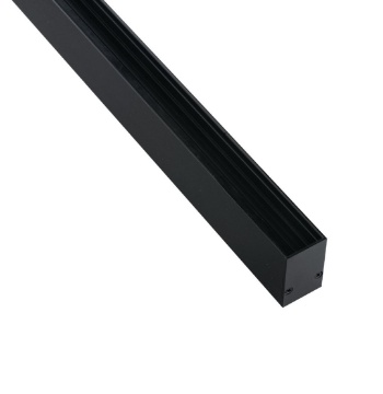 Immagine di Binario Magnetico 48V Davinci Nero 2mt Montaggio A Plafoniera o Sospensione Intec Light