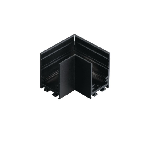 Immagine di Connettore Angolare Per Binario Elettrificato 48V Nero Davinci Intec Light