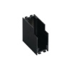 Immagine di Connettore Angolare Per Binario Elettrificato 48V Nero Connessione Interna Davinci Intec Light