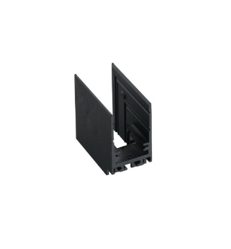 Immagine di Connettore Angolare Per Binario 48V Nero Connessione Esterna Davinci Intec Light