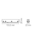 Immagine di Innesto Per Elettrificazione 48V Per Sistema Binario Davinci Intec Light