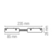 Immagine di Innesto Flessibile Per Elettrificazione 48V Per Binari Davinci Intec Light