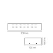 Immagine di Scatola Per Alloggio Driver e Collegamento Elettrico Binari Sospensione Davinci Intec Light