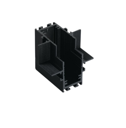 Immagine di Connettore Angolare Verticale Connessione Interna Per Binario Elettrificato Incasso Davinci Intec Light
