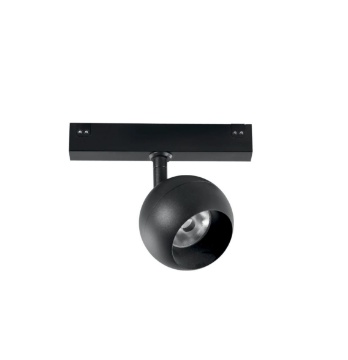 Immagine di Proiettore Sfera Orientabile Led 10w 24° Per Binario 48V Da Vinci Goal Intec