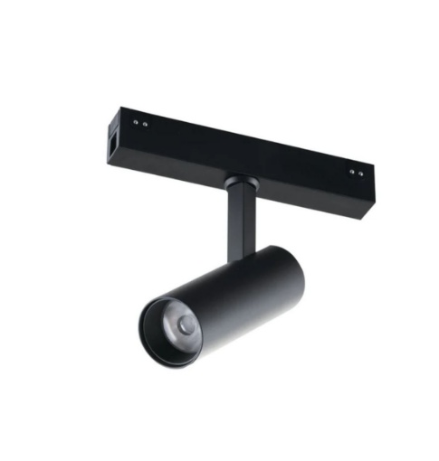Immagine di Proiettore A Binario 48V Cilindro Con Luce Orientabile 5w 38° Per Sistema Da Vinci Tema Intec