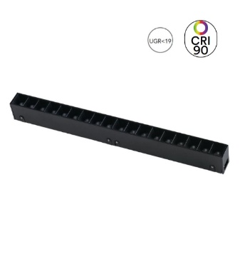 Immagine di Lampada Lineare Led 10w UGR<19 Per Sistema A Binario Da Vinci 48V Line 30cm Intec