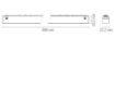 Immagine di Lampada Lineare 90cm Led 20w Per Binario 48V Da Vinci Line Intec