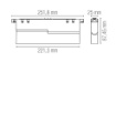 Immagine di Lampada Led Orientabile Per Binario Elettrificato 48V Da Vinci Slide Intec