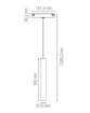 Immagine di Sospensione Cilindro Bianco Led Per Binario Elettrificato 48V Da Vinci Tubo Intec