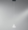 Immagine di Sospensione Regolabile Cono Led 8w 48V Per Binario Da Vinci Cymbal 15cm Intec