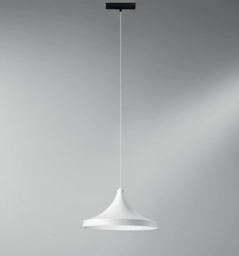 Immagine di Sospensione Campana Led 18w 48V Per Binario Magnetico Da Vinci Cymbal 38cm Intec