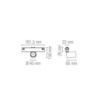 Immagine di Proiettore Orientabile Cilindro Led 5w 48V Per Binario Magnetico Da Vinci Tema Intec
