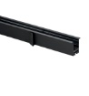 Immagine di Binario Elettrificato 48V Nero 2Mt Montaggio Incasso Con Cornice Per Sistema Da Vinci Intec