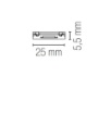 Immagine di Binario Elettrificato 48V Bianco 2mt Parete Soffitto Sistema Bernini Intec Light