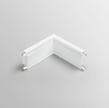 Immagine di Connettore Angolare Bianco Per Binario Elettrificato 48V Bernini Intec