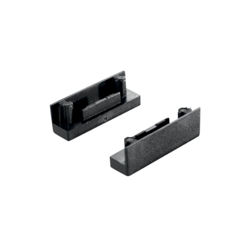 Immagine di Kit 2 Pezzi Tappi Laterali Per Binario Elettrificato 48v Bernini Intec Light