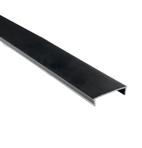 Immagine di Cover Nera Per Binario Elettrificato Bernini 2 Metri Intec Light