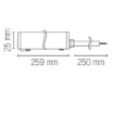 Immagine di Driver 48V 200W Corrente Costante Bianco Per Binari Bernini Project Intec Light