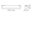 Immagine di Lampada Lineare Led CCT 12w Con Diffusore Per Binario 48V Bernini Line 22cm Intec