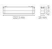 Immagine di Adattatore Per Lampada Lineare Led Sistema A Binario Bernini Line 22cm Intec