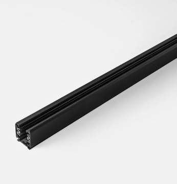Immagine di Binario Elettrificato Trifase 2mt Alluminio Nero o Bianco Rail Intec