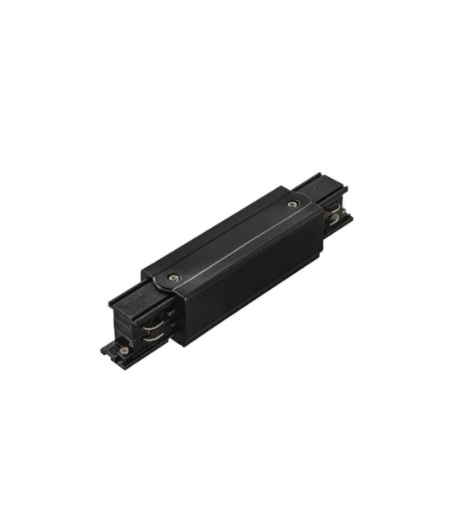 Immagine di Connettore Lineare Bianco o Nero Per Binari TrIfase Rail Intec