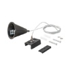 Immagine di Kit Sospensione Cavo 3mt Per Binario Trifase Rail Bianco Nero Intec