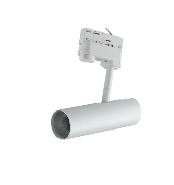 Immagine di Proiettore Luce Spot Led CCT 7w Bianco Per Binario Trifase Rocket Intec