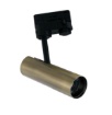 Immagine di Proiettore Orientabile Bronzo Led 3000K 4000K Per Binario Trifase Rocket Intec