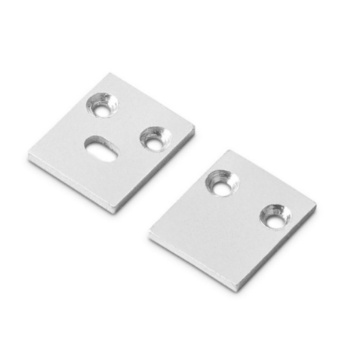 Immagine di Testate Terminali 2 Pz Bianco Tappi Per Profilo Bled G Gea Led