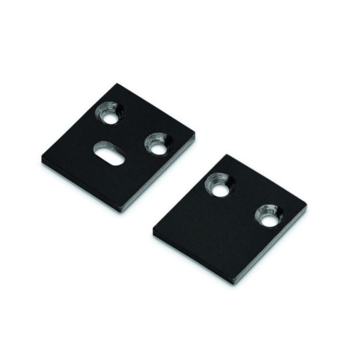 Immagine di Testate Terminali 2 Pz Nero Tappi Chiusura Per Profilo Bled G Gea Led