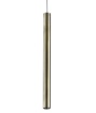 Immagine di Lampada A Sospensione Led Oboe Cilindro Bronzo Per Sistema Binario Trifase Intec