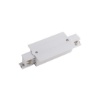 Immagine di Connettore Lineare Ad Incasso Per Binario Trifase Bianco Nero Track Intec