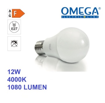 Immagine di Lampadina LED E27 Goccia A60 Pax Light 12W 4000K Luce Naturale GB Trade