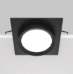Immagine di Faretto Led Gx53 Da Incasso Quadrato Nero 110mm Hoop Maytoni