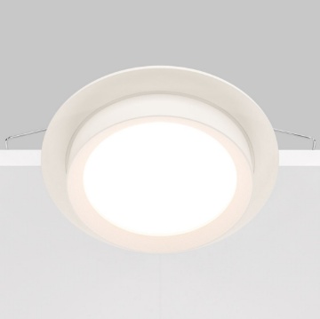 Immagine di Faretto Led Gx53 Da Incasso Rotondo Bianco 110mm Hoop Maytoni