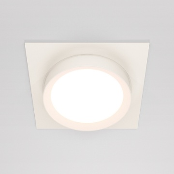 Immagine di Faretto Incasso Quadrato Bianco Led Gx53 110mm Hoop Maytoni