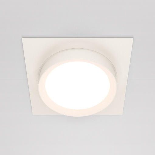 Immagine di Faretto Incasso Quadrato Bianco Led Gx53 110mm Hoop Maytoni
