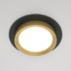 Immagine di Faretto Da Incasso Rotondo Oro Nero 110mm Led Gx53 Hoop Maytoni