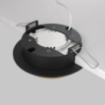 Immagine di Faretto Da Incasso Rotondo Oro Nero 110mm Led Gx53 Hoop Maytoni